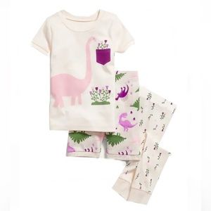 🦕 Girl’s 3 piece Dinosaur pajamas